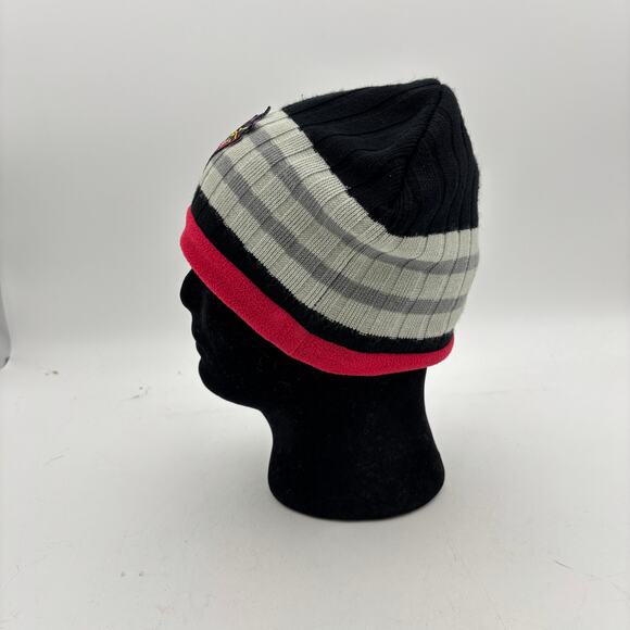 Vintage 2005 Yu-Gi-Oh Striped Knit Beanie Cap Hat Youth 4-16 - Picture 5 of 10